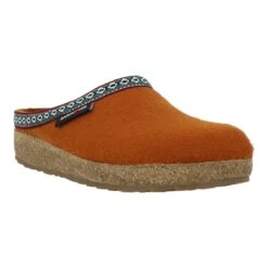 Chaussonsgrizzly Franzl OrangeHaflinger Femme Grizzly Franzl Orange -Magasin De Chaussures De Mode 2036709 2