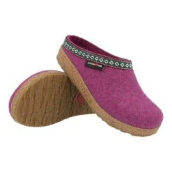 Chaussonsgrizzly Franzl VioletHaflinger Femme Grizzly Franzl Violet -Magasin De Chaussures De Mode 2036712 3