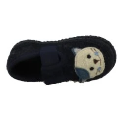 Ballerines Et Babiesslipper Pets BleuHaflinger Fille Slipper Pets Bleu -Magasin De Chaussures De Mode 2037403 4