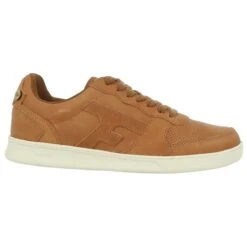 Baskets Modehazelleather MarronFaguo Homme Hazelleather Marron