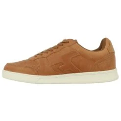 Baskets Modehazelleather MarronFaguo Homme Hazelleather Marron -Magasin De Chaussures De Mode 2046101 3