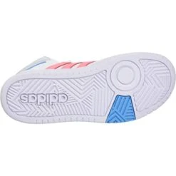 Baskets Modehoops Mid 3.0 K BlancAdidas Fille Hoops Mid 3.0 K Blanc -Magasin De Chaussures De Mode 2051801 5