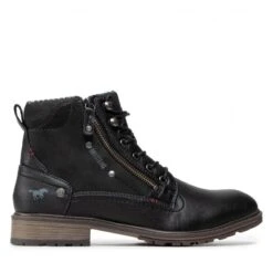 Bottines4140506 NoirMustang Homme 4140506 Noir