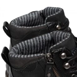 Bottines4140506 NoirMustang Homme 4140506 Noir -Magasin De Chaussures De Mode 2078901 6