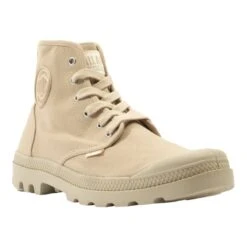 Chaussures A Lacetspampa Hi BeigePalladium Homme Pampa Hi Beige -Magasin De Chaussures De Mode 2117201 2