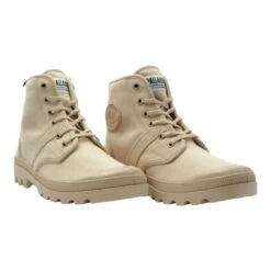 Chaussures A Lacetspallabrousse BeigePalladium Homme Pallabrousse Beige -Magasin De Chaussures De Mode 2117503 3