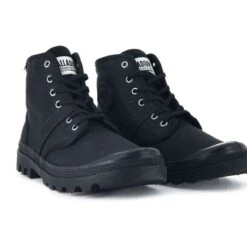 Chaussures A Lacetspallabrousse NoirPalladium Femme Pallabrousse Noir -Magasin De Chaussures De Mode 2117701 4