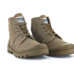 Chaussures A Lacetspallabrousse VertPalladium Femme Pallabrousse Vert -Magasin De Chaussures De Mode 2117704 4