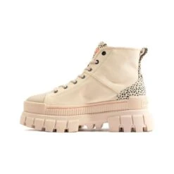 Chaussures A Lacetsrevolt Safari BeigePalladium Femme Revolt Safari Beige -Magasin De Chaussures De Mode 2117901 3
