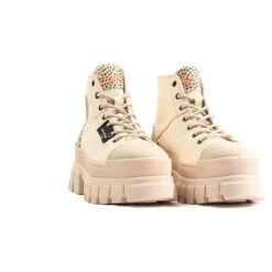Chaussures A Lacetsrevolt Safari BeigePalladium Femme Revolt Safari Beige -Magasin De Chaussures De Mode 2117901 4