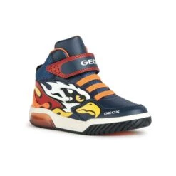 Bottinesj Inek Boy BleuGeox Garcon J Inek Boy Bleu -Magasin De Chaussures De Mode 2224001 2
