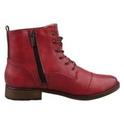 Bottines1359502 RougeMustang Femme 1359502 Rouge -Magasin De Chaussures De Mode 2236603 2