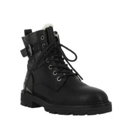 Bottines1472602 NoirMustang Femme 1472602 Noir -Magasin De Chaussures De Mode 2237101 2