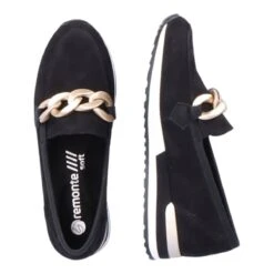 Mocassinsr2544 NoirRemonte Femme R2544 Noir -Magasin De Chaussures De Mode 2325001 5