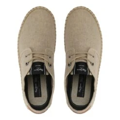 Chaussures A Lacetstourist Classic Linen BeigePepe Jeans Homme Tourist Classic Linen Beige -Magasin De Chaussures De Mode 2330801 4
