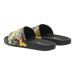 Mules76ya3sq4 NoirVersace Jeans Homme 76ya3sq4 Noir -Magasin De Chaussures De Mode 2345801 4