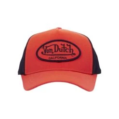Casquettes Et Chapeauxvd24 Trucker OrangeVon Dutch Homme Vd24 Trucker Orange